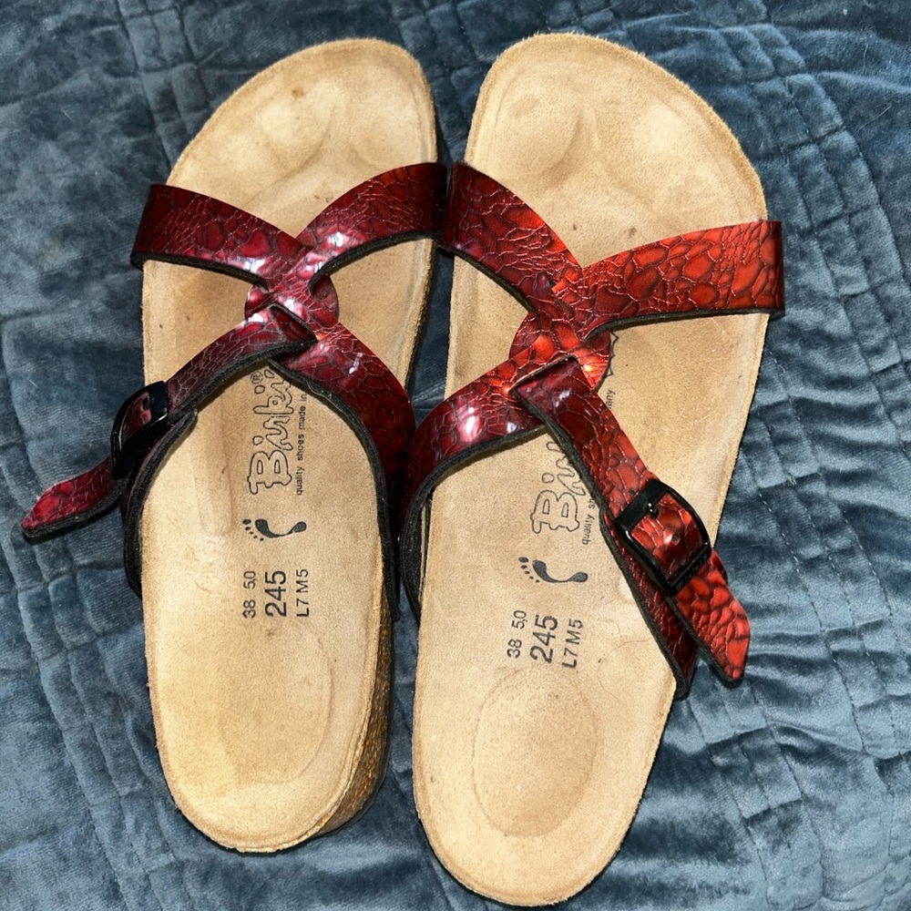 Birkenstock Red Sandals